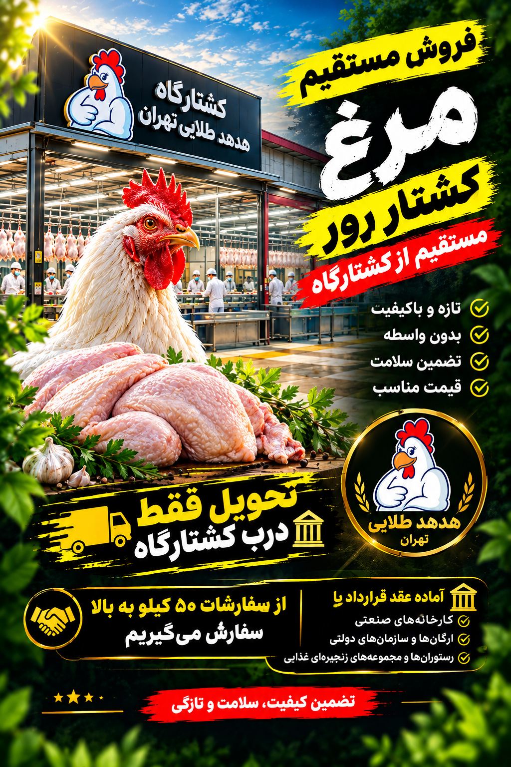 کشتارگاه هدهد طلایی تهران