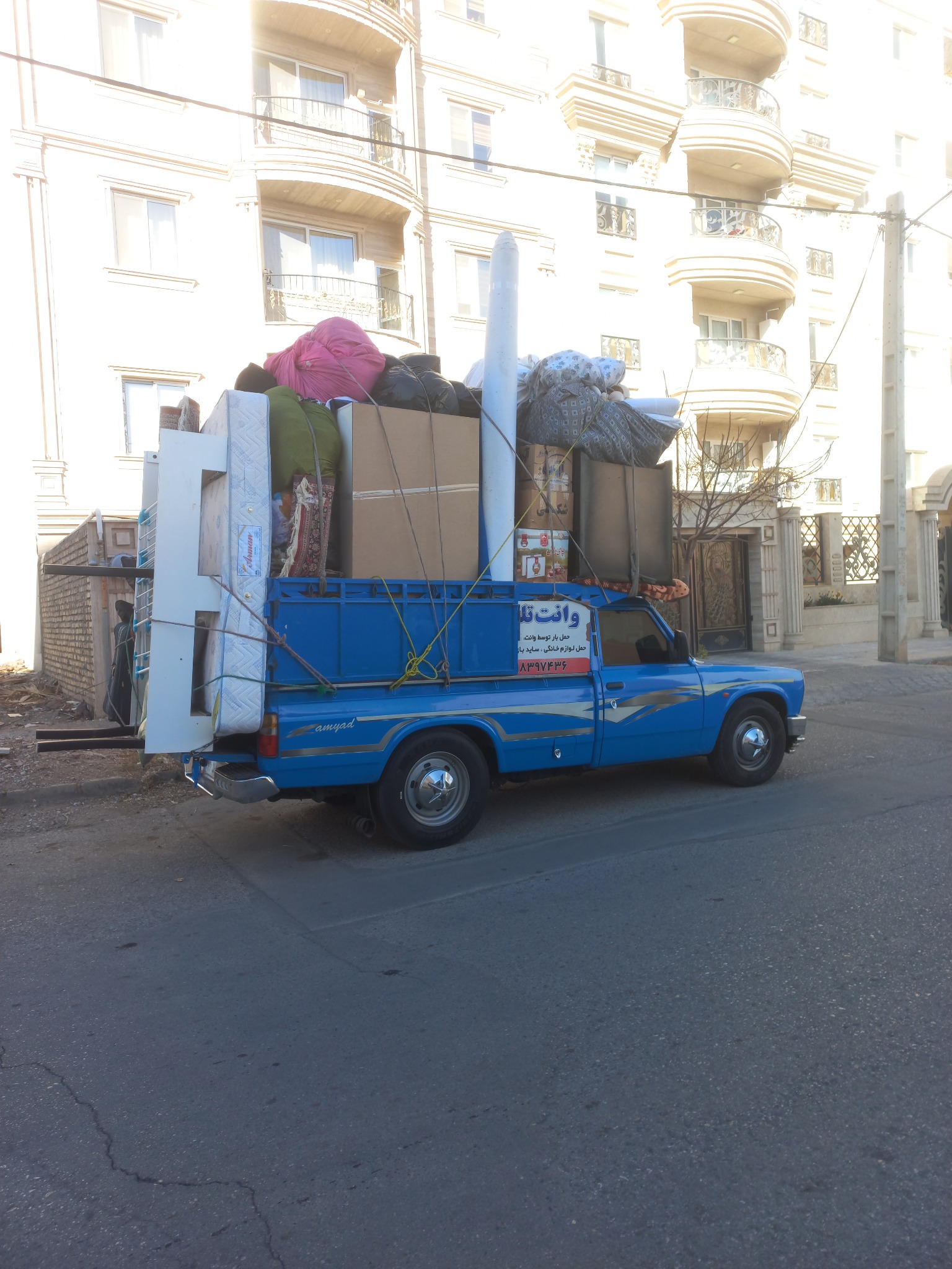 جابجایی اثاث منزل تضمین بار سمنان ارازی