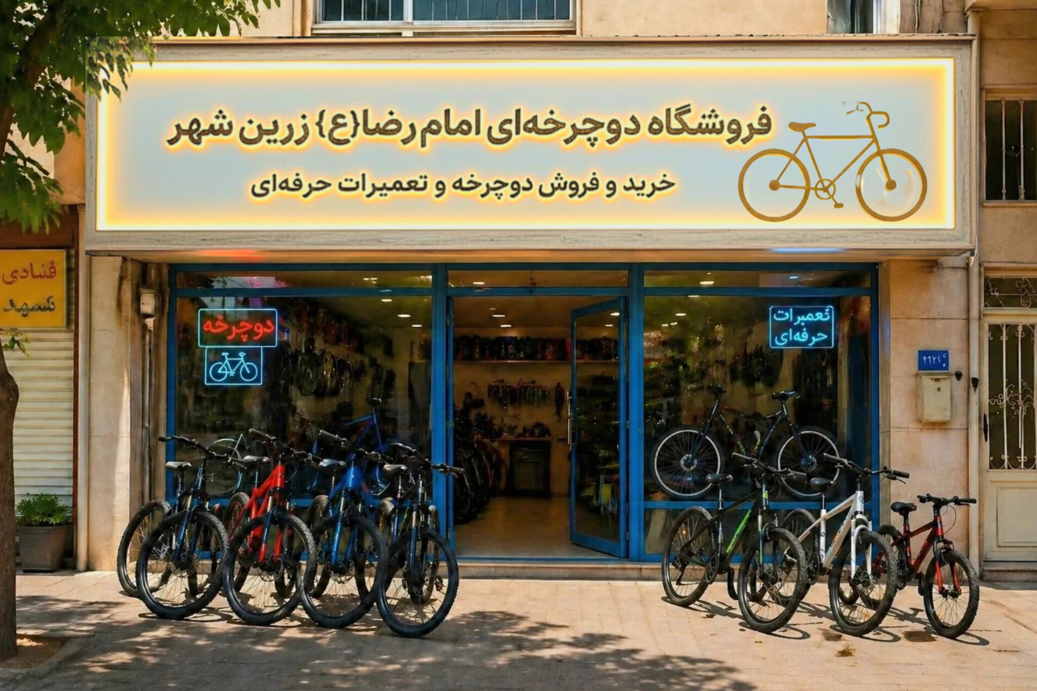 فروشگاه دوچرخه ای امام رضا(ع) زرین شهر