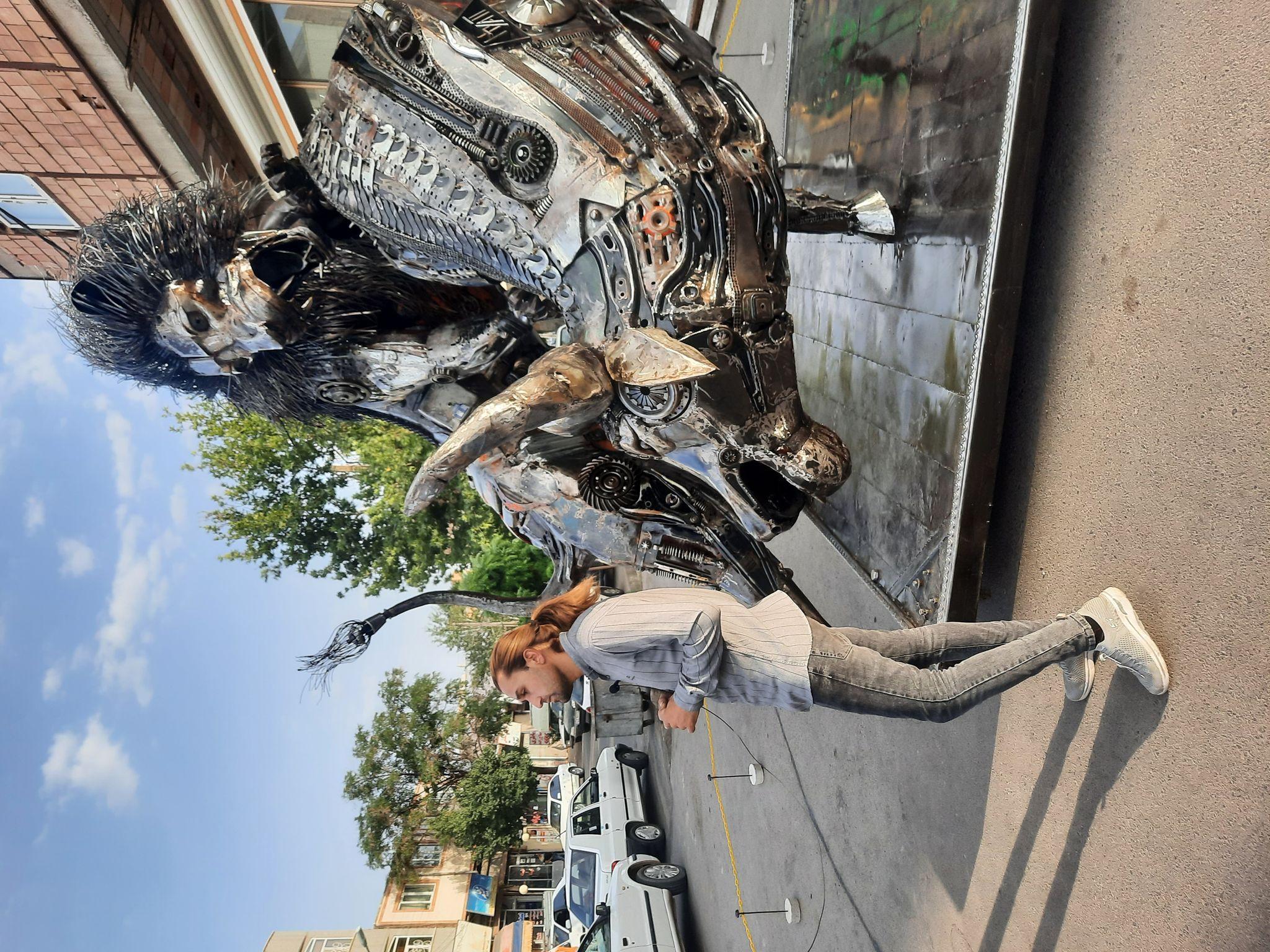 آموزش مجسمه سازی با ( فلزهای بازیافتی )