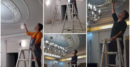 نقاشی ساختمان تعمیر نصب کاغذ دیواری