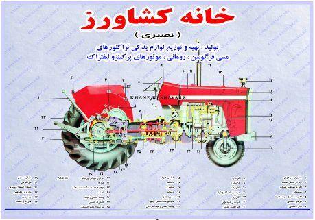 لوازم یدکی تراکتور خانه کشاورز