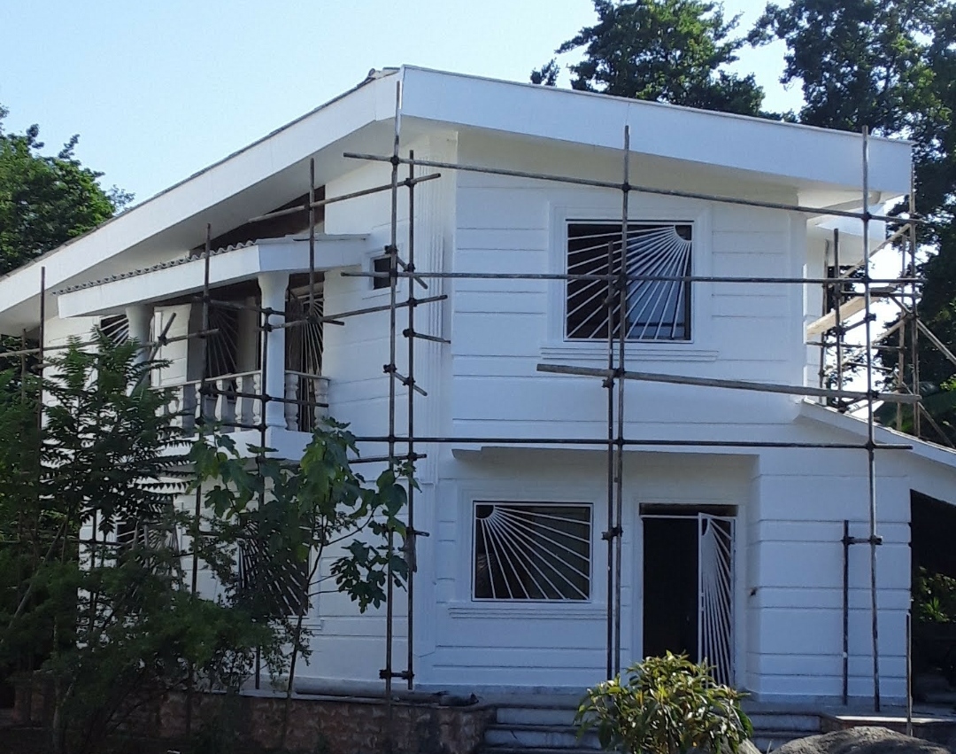 نقاشی ساختمان و چوب ویهان فام