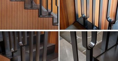 نرده استیل لوکس ساختمانی جفتکار