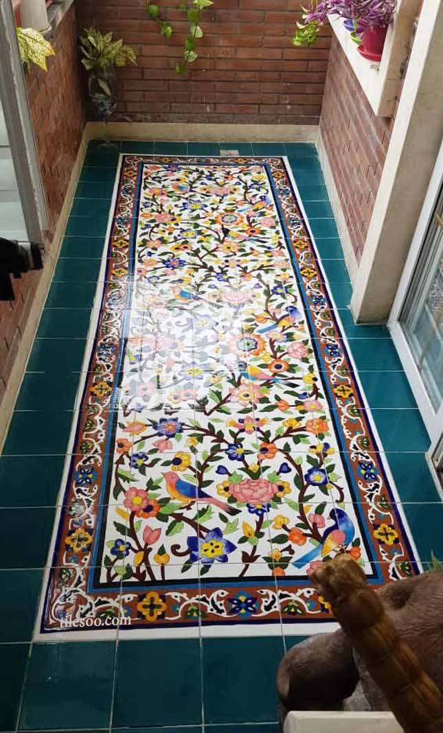 کاشی دست ساز سوسن