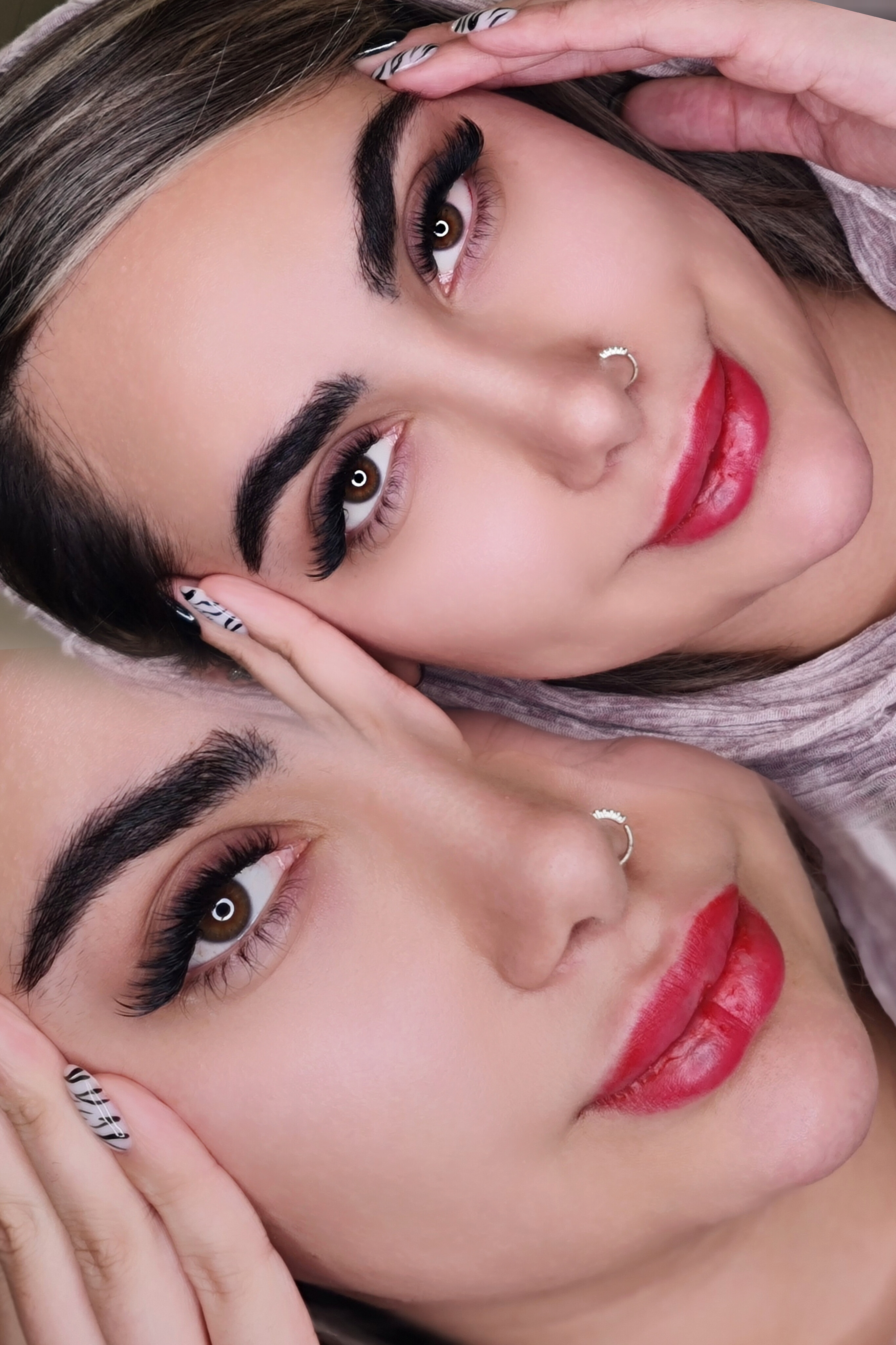 اکستنشن مژه و لیفت مژه و ابرو فیروزه