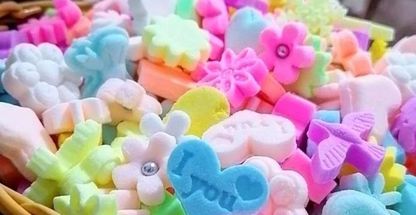 قند و نبات فانتزی رنگی  دمنوشی قندک