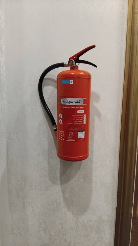 نصب سیستم کپسول آتشنشانی و علائم هشدار