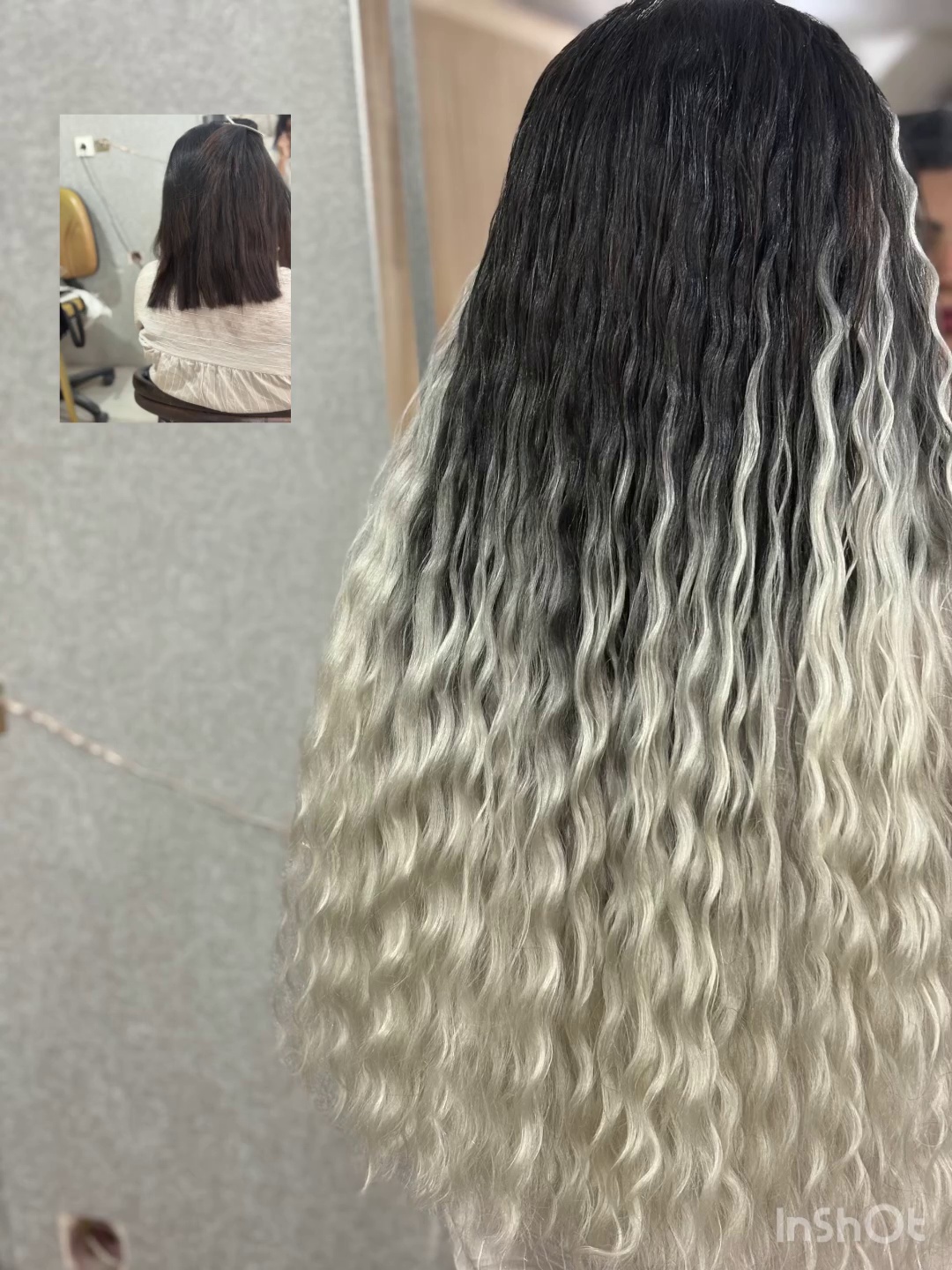 اکستنشن مو و بافت مو عارفه