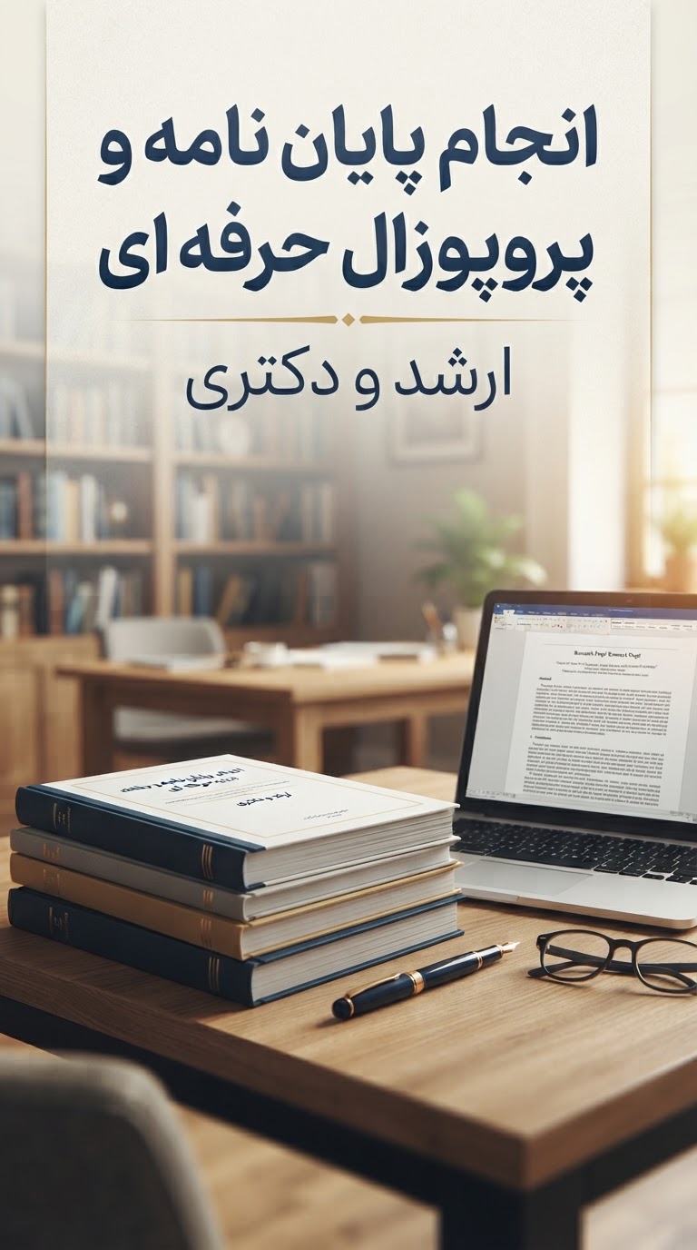 انجام پایان نامه و پروپوزال (مایدا شرعی)