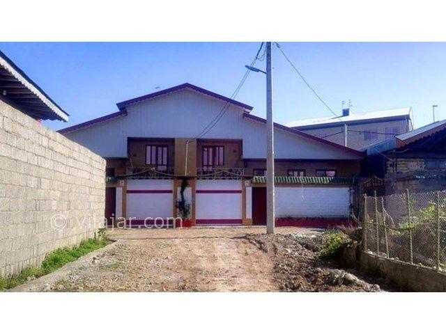 ویلای چوبی استخردار با کلبه