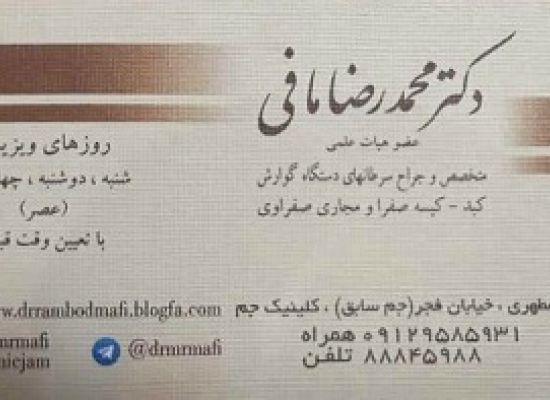 دکتر محمدرضا مافی