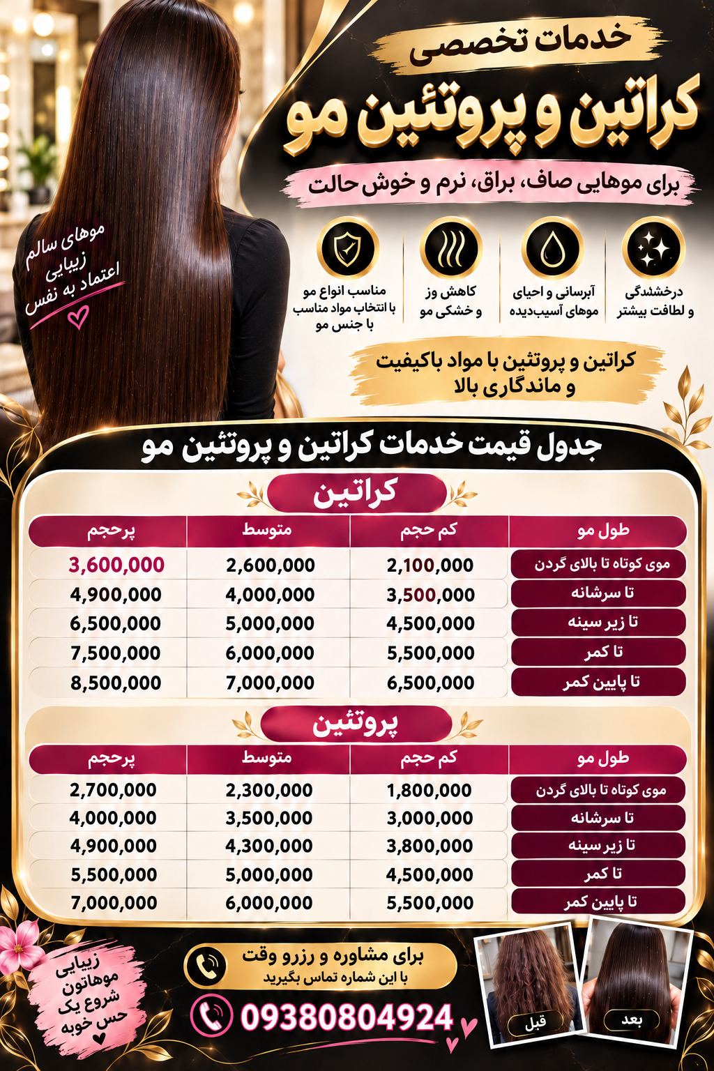 خدمات کراتین فاطمه