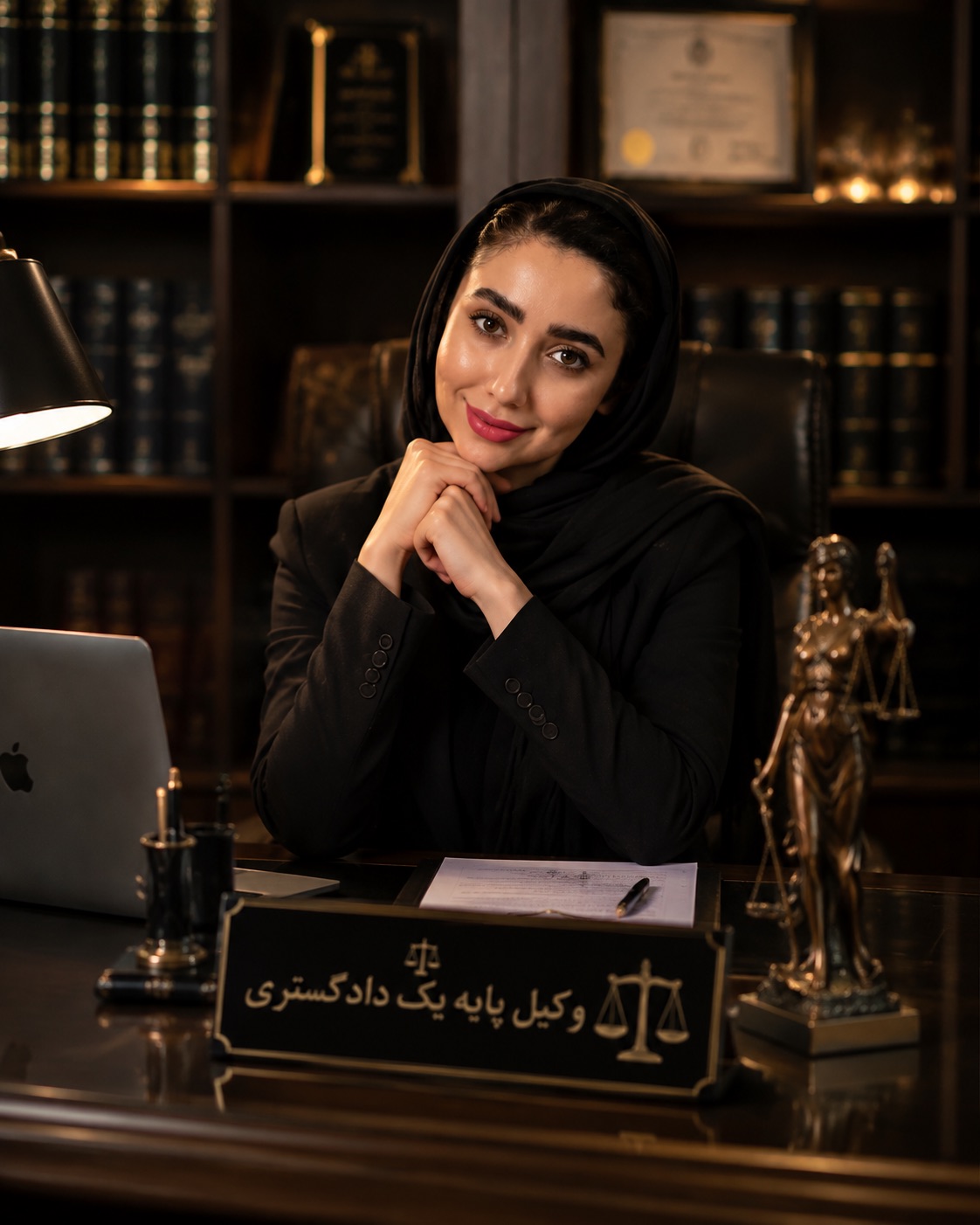 وکیل دادگستری کانون البرز پگاه صمدی