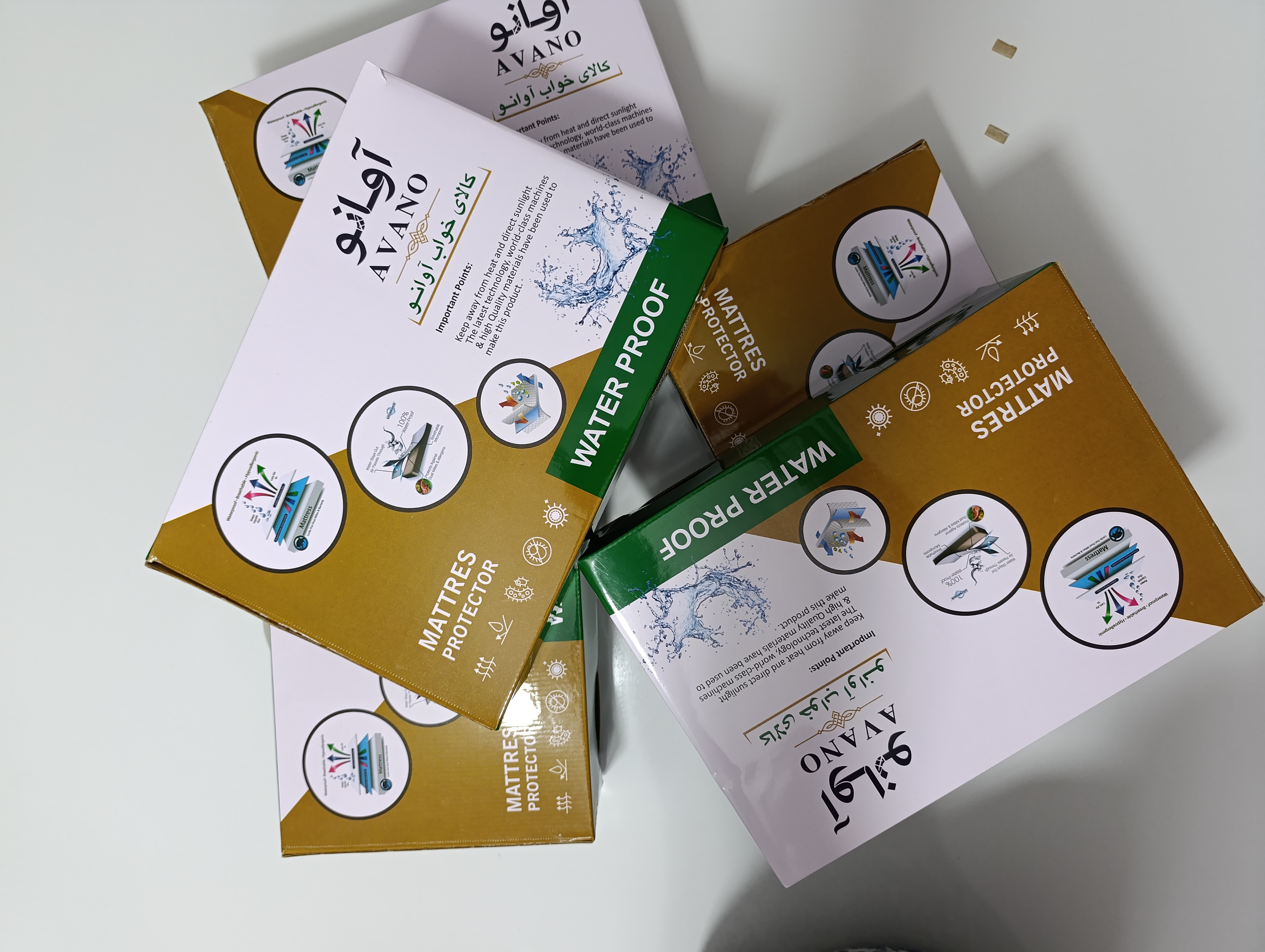 محافظ ضد آب  تشک تخت آوانو