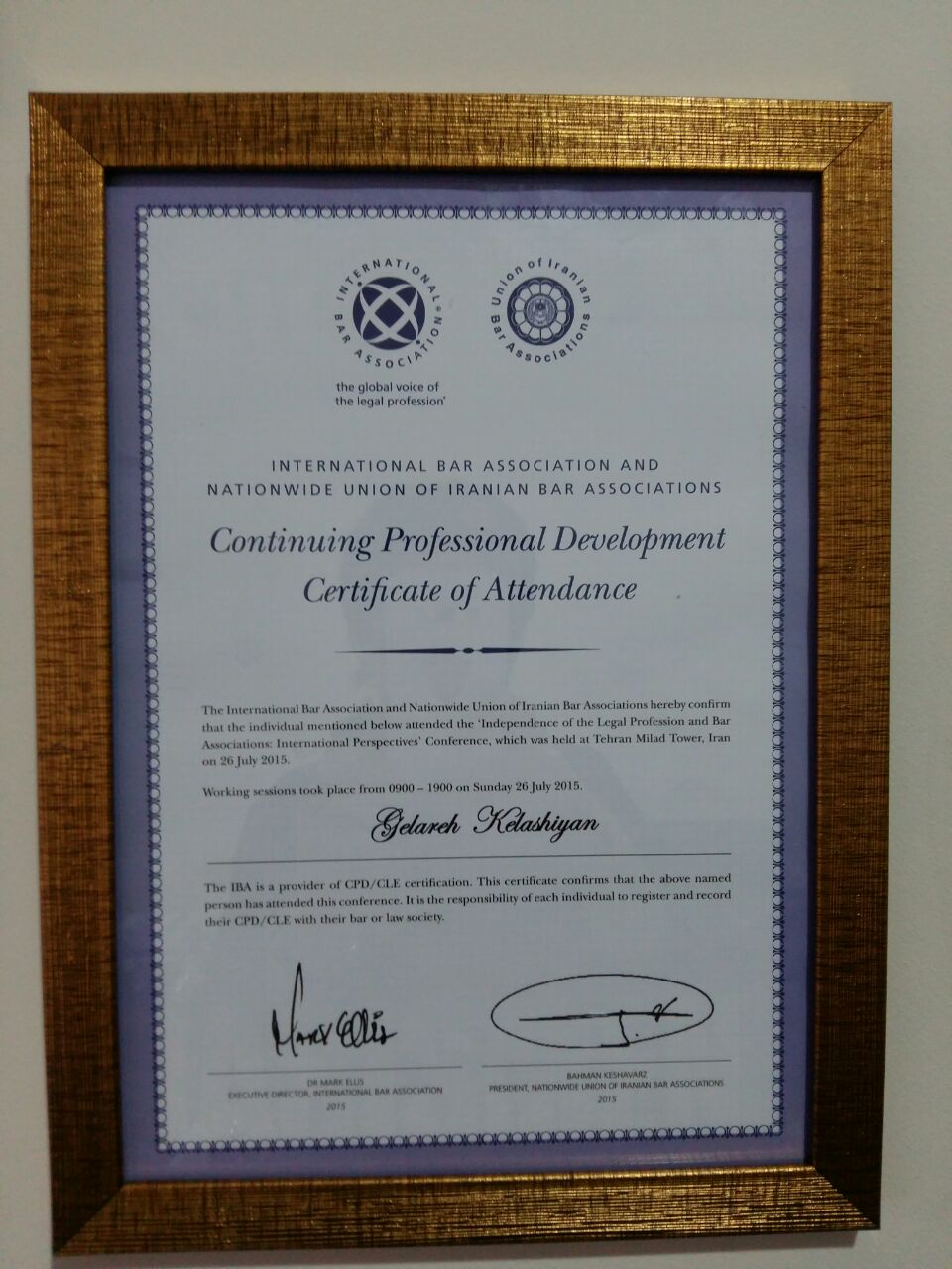 انجام امور وکالتی بطور تخصصی