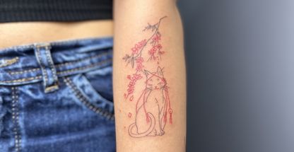 اجرای تتو‌ی بدن گیسو(10درصد تخفیف)