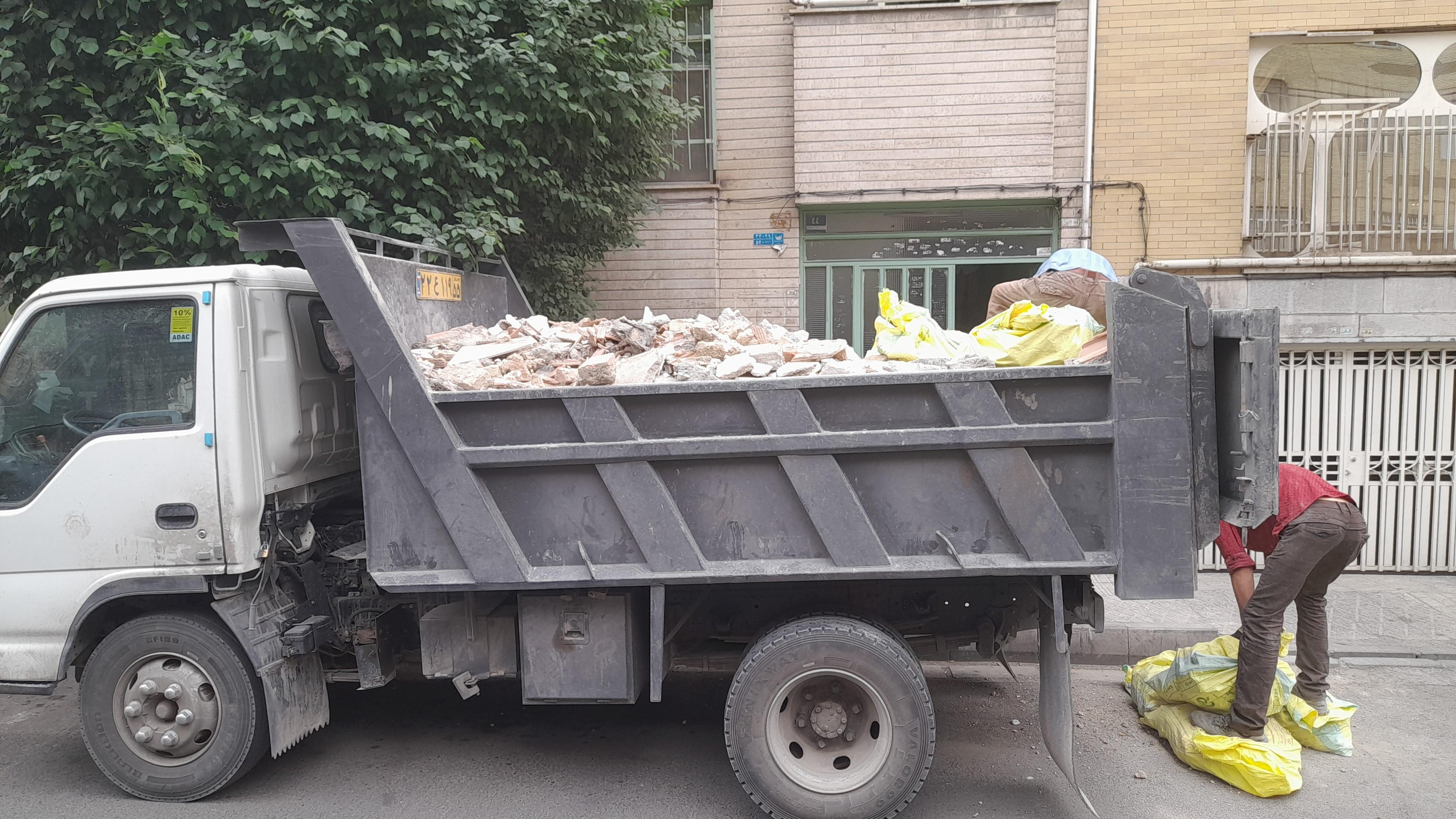 فروش مصالح ساختمانی و حمل نخاله فرجی