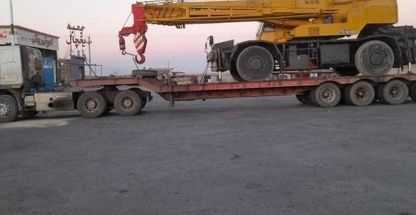 باربری امین ترابرمشهدتریلی کمرشکن تک جفت ترانزیت