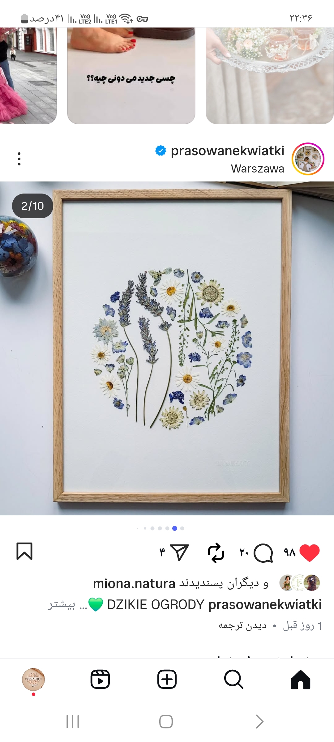 تابلوهای دکوری منزل هرباریا