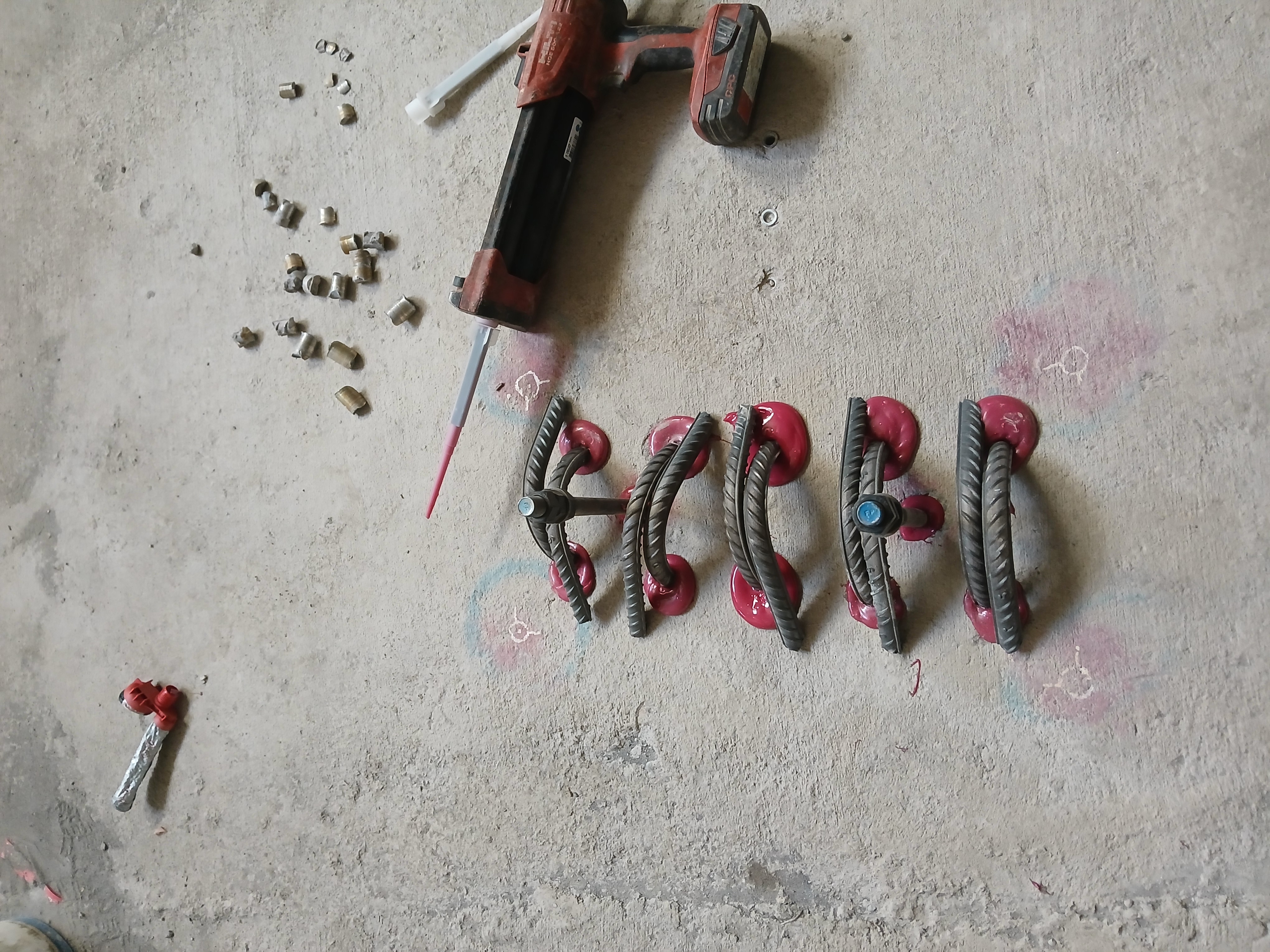 کاشت میلگرد آزمون سازان