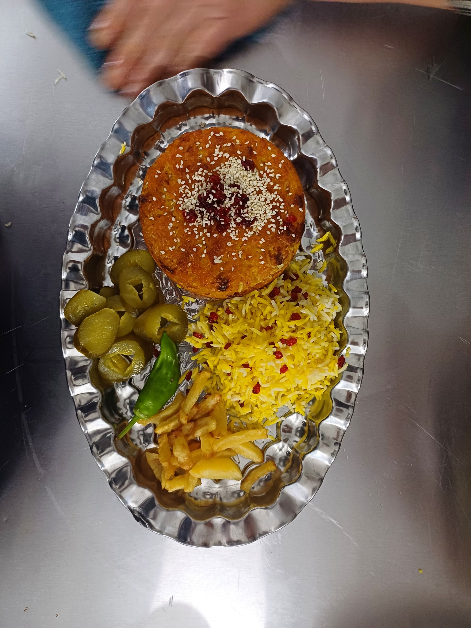 غذای خانگی فلفل