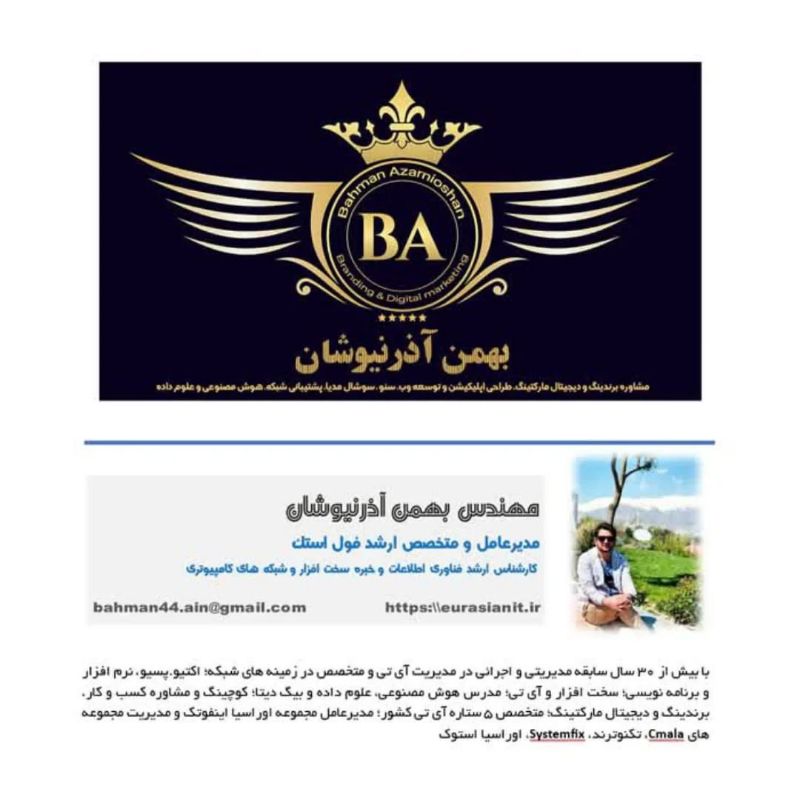خدمات آی تی و اینترنتی اوراسیا استوک