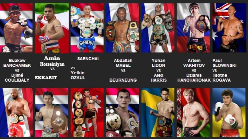 امین حسینیان مربیگری کیک بوکسینگ