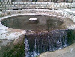 سراب   حوض سنگی و فرهاد تراش هرسین