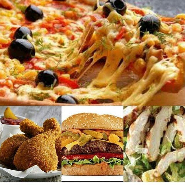 پیتزا، برگر و مرغ سوخاری ایران