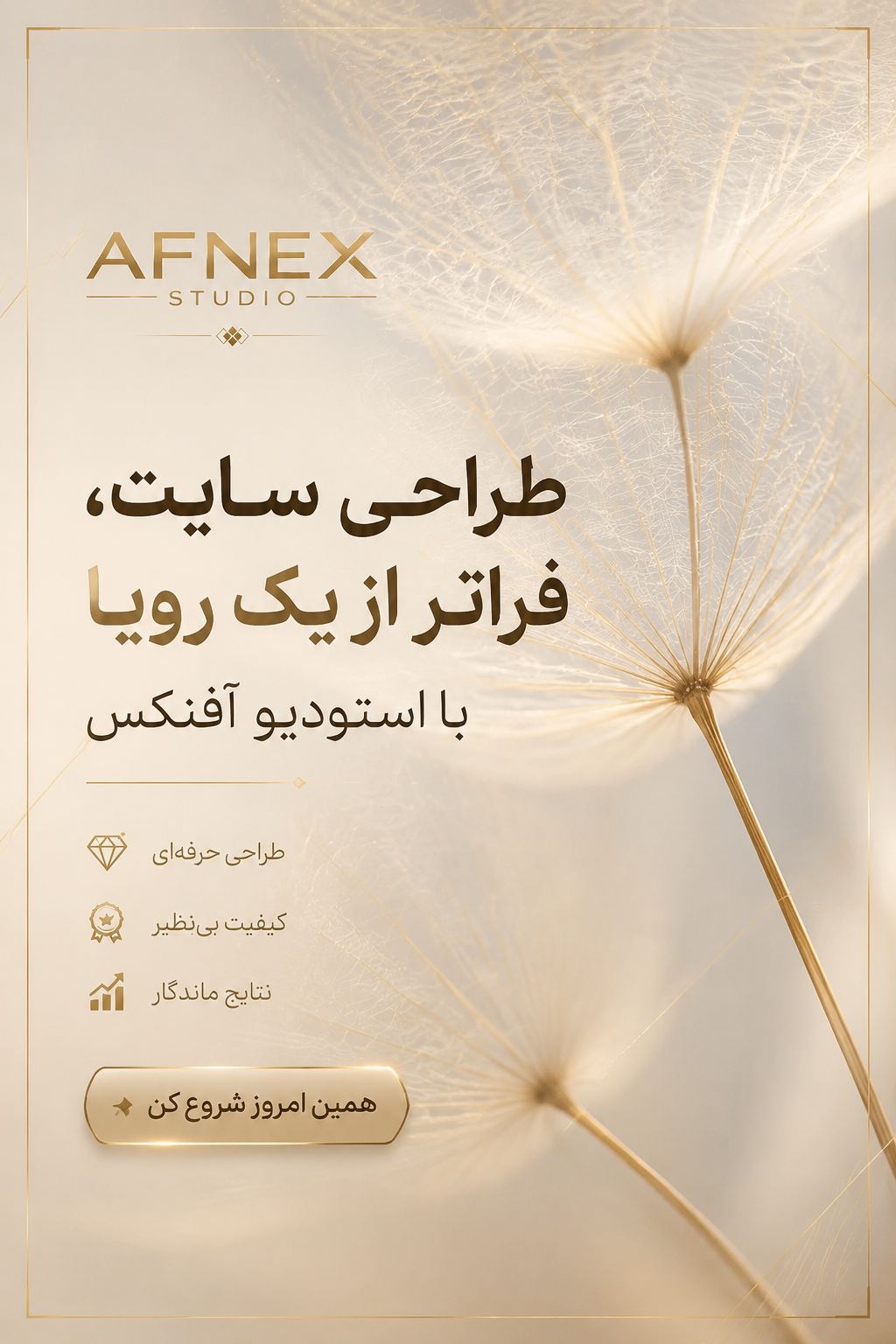 طراحی وبسایت ودیجیتال مارکتینگ AFNEX
