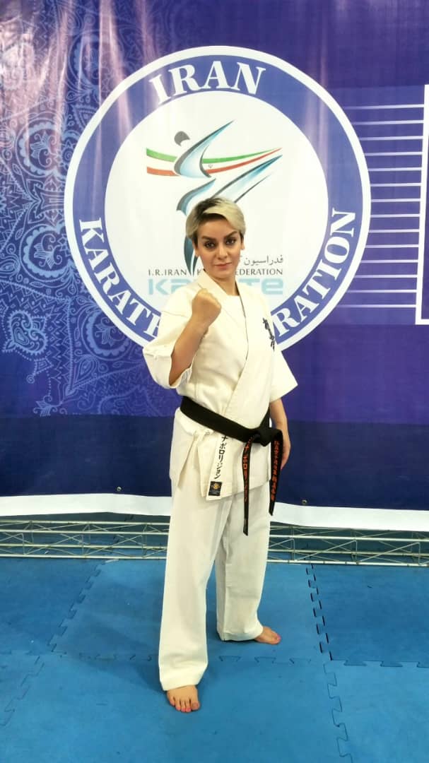 مربی کاراته مینا بهلولیون