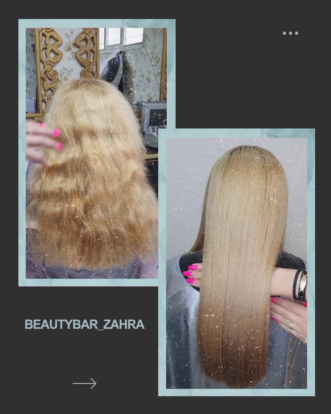 آموزش کراتین احیا و صافی مو زهرا قنبری