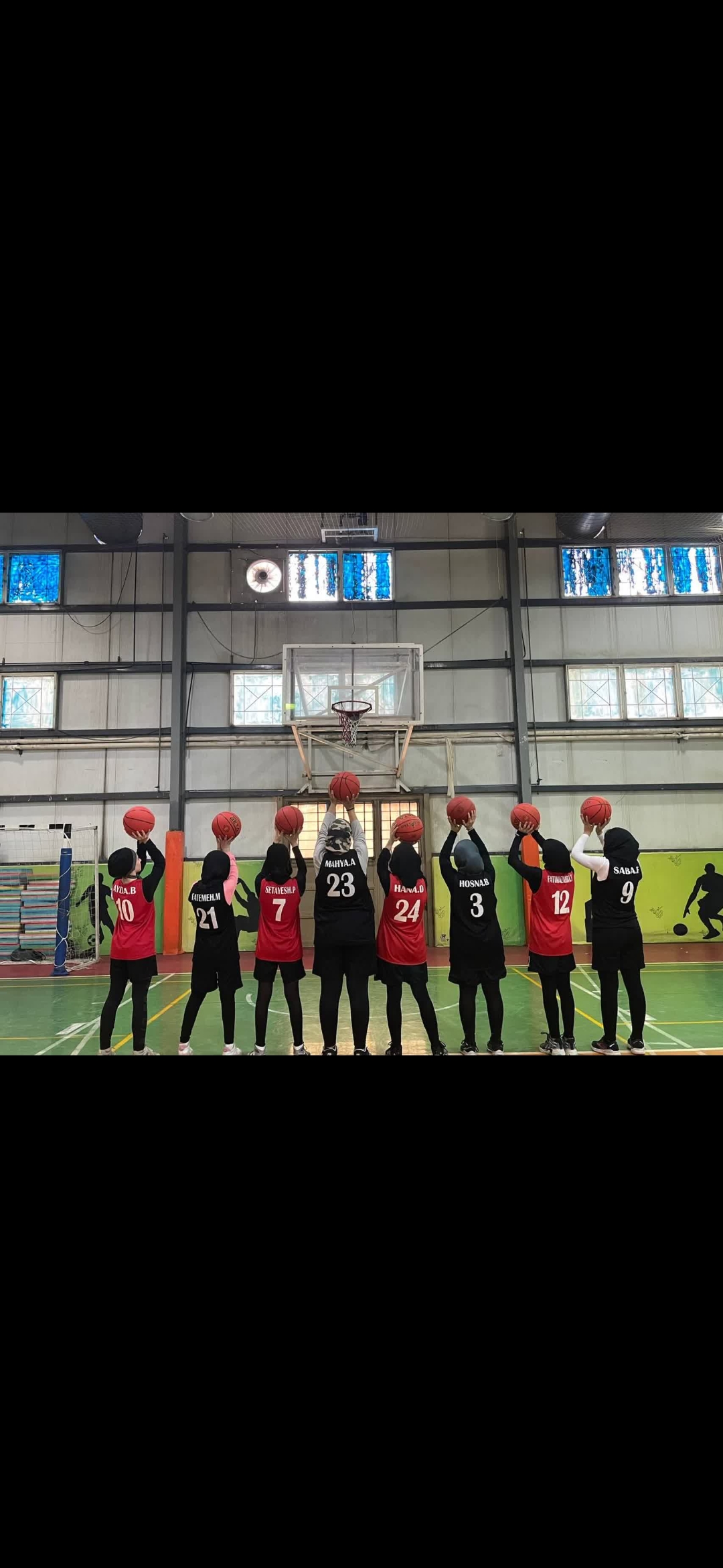 کلاس آموزش بسکتبال محلاتی (دختران)