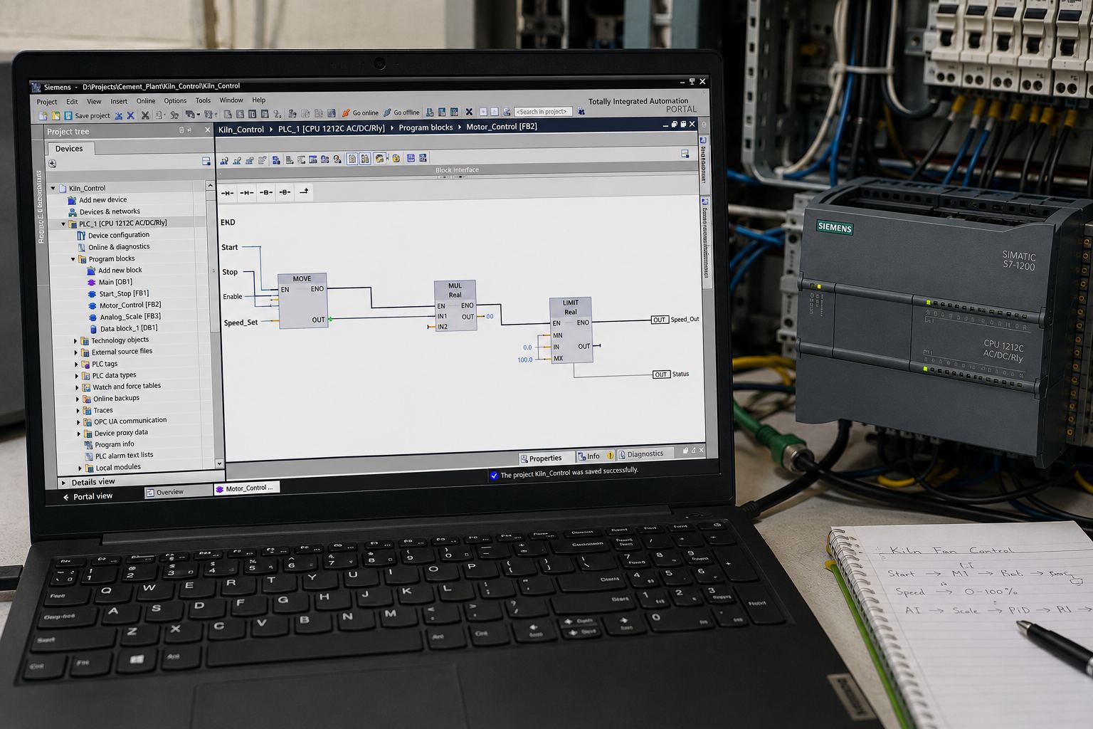خدمات مهندسی برق ، اتوماسیون صنعتی ، PLC