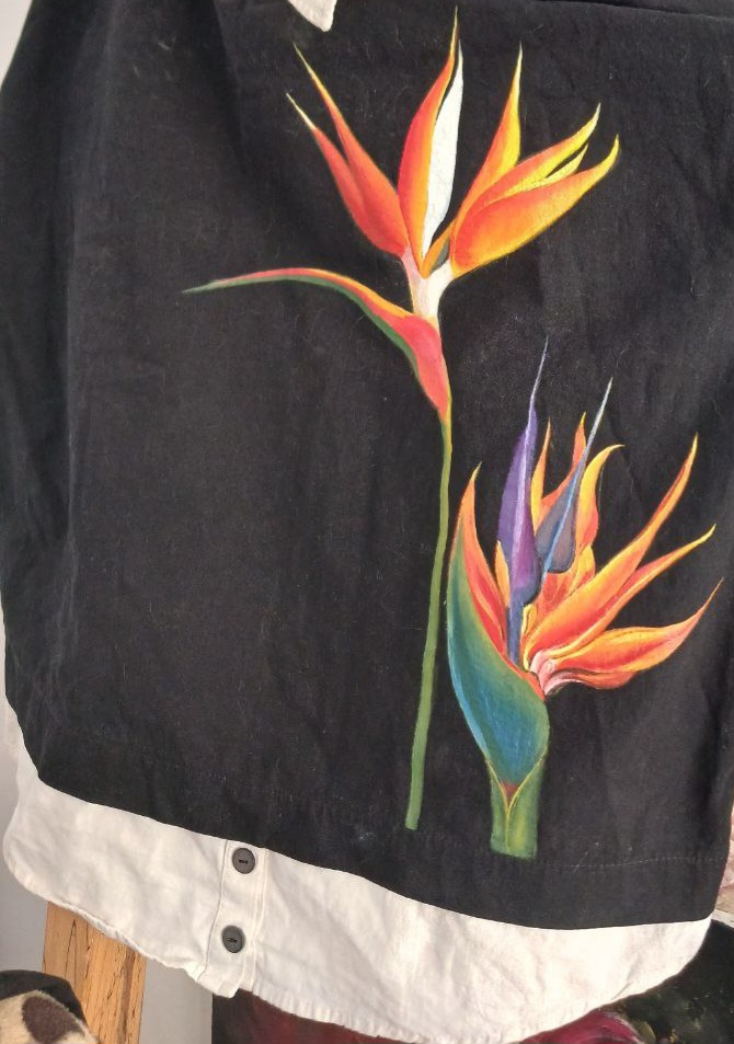 نقاشی روی پارچه