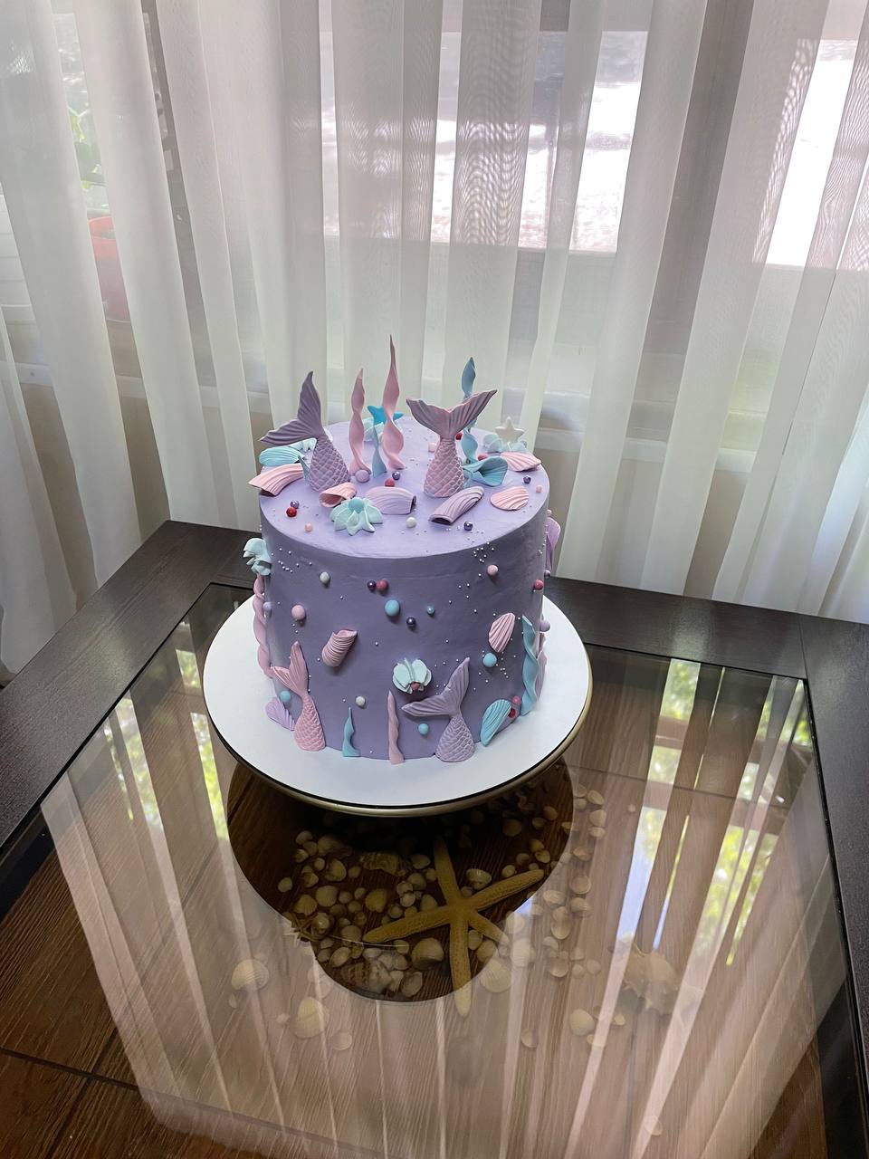 کیک تولد خانگی و کوکی‌آیسینگ نوشیکا_کیک