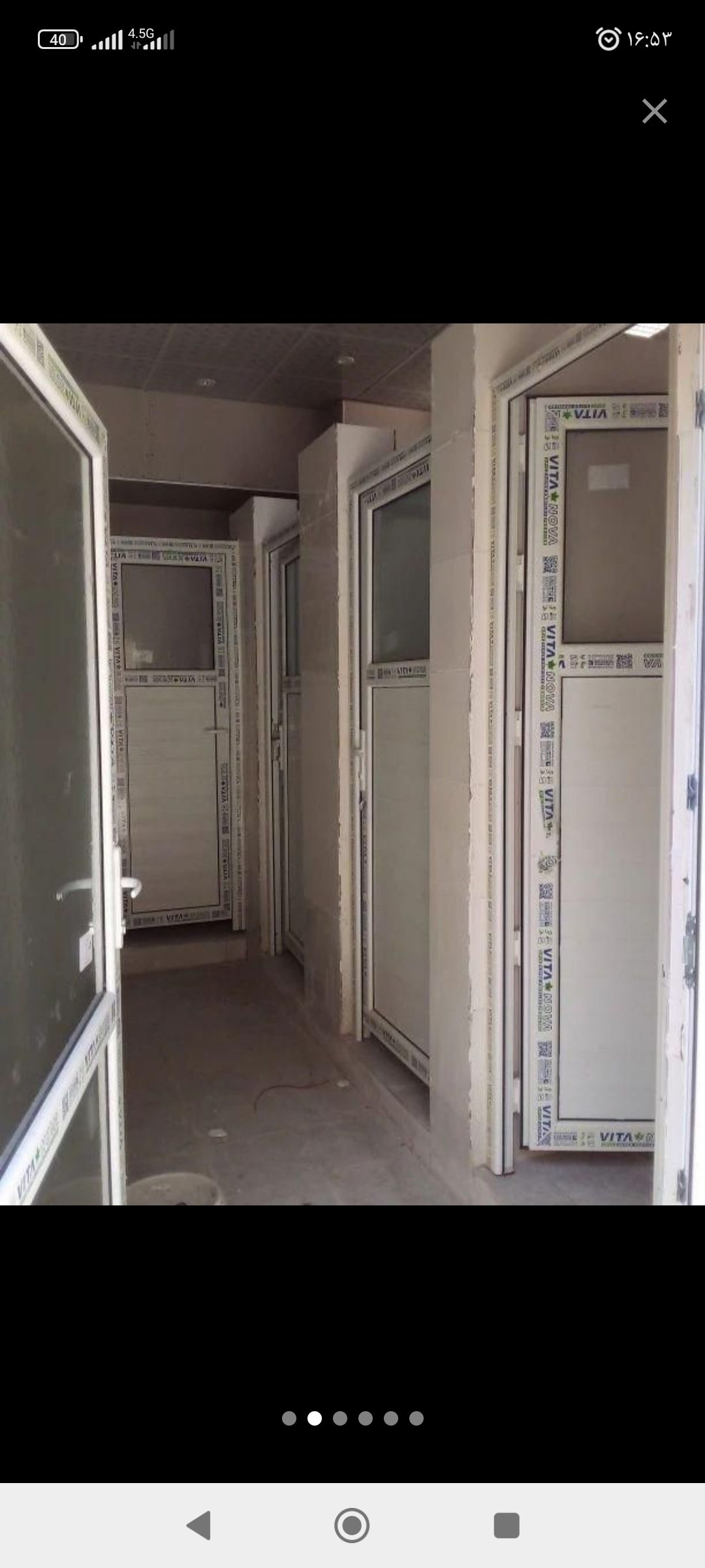 درب پنجره upvc، توری پلیسه ای صفرتاصد