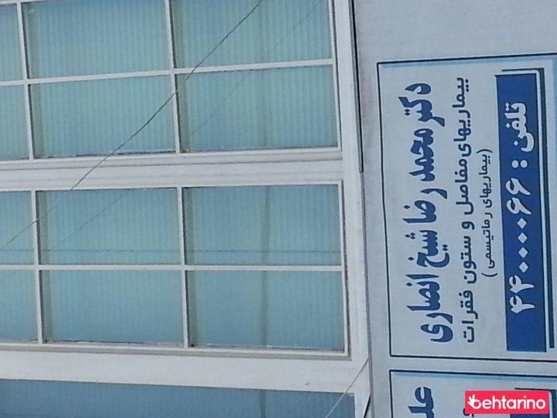 دکتد محمد رضا شیخ انصاری