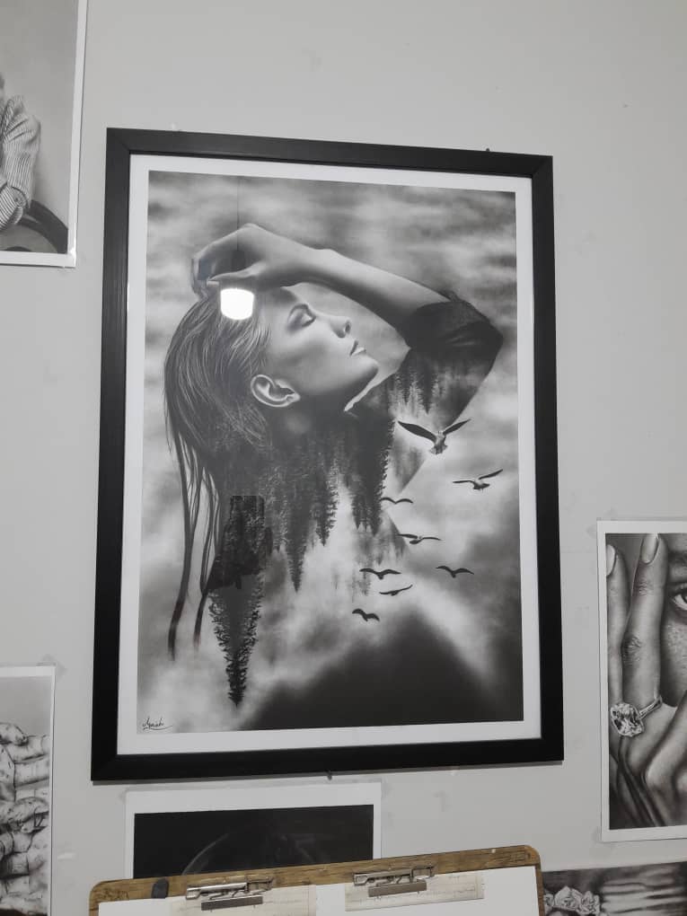 سفارش نقاشی سیاهقلم