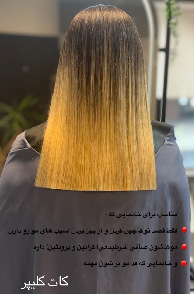 خدمات زیبایی مو بانوان کمالیجلودار