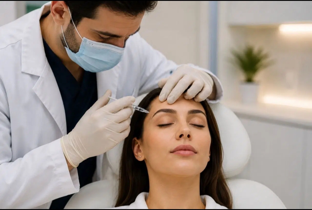 تزریق بوتاکس توسط پزشک