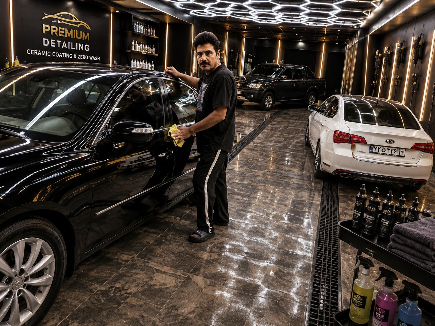 صافکاری رنگ آمیزی خدمات ViPخودرو