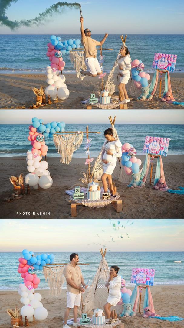 دکور ساحلی قشم تم تولد ساحلی تم فرمالیته