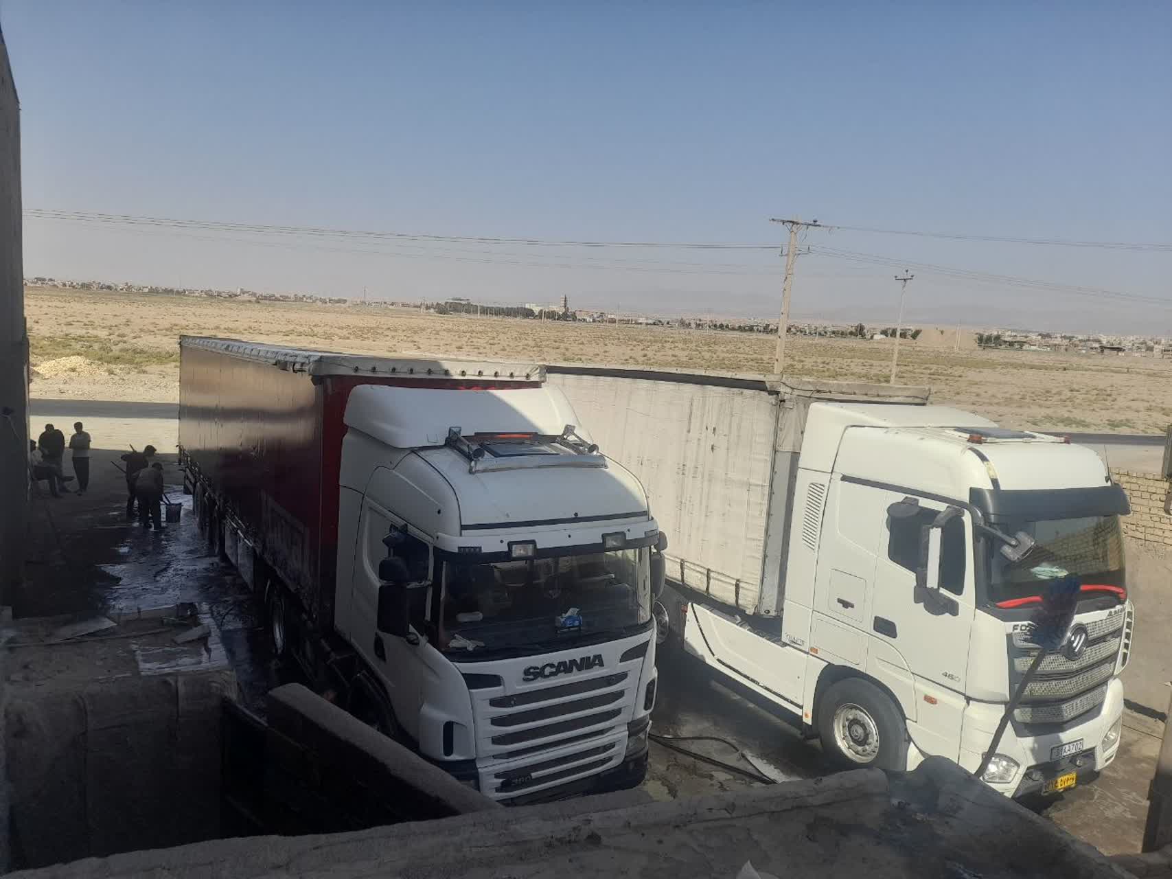 کارواش ماشین سنگین علیخانی