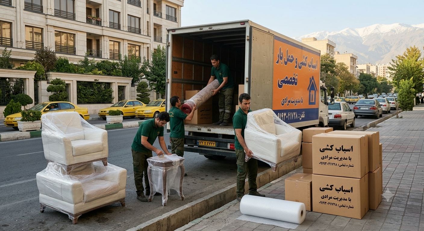 باربری اسباب کشی«اسباب چی»بسته بندی