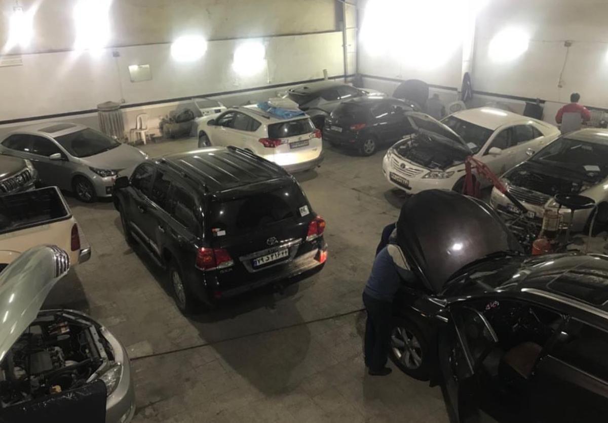 تعمیرگاه تویوتا طباطبائی