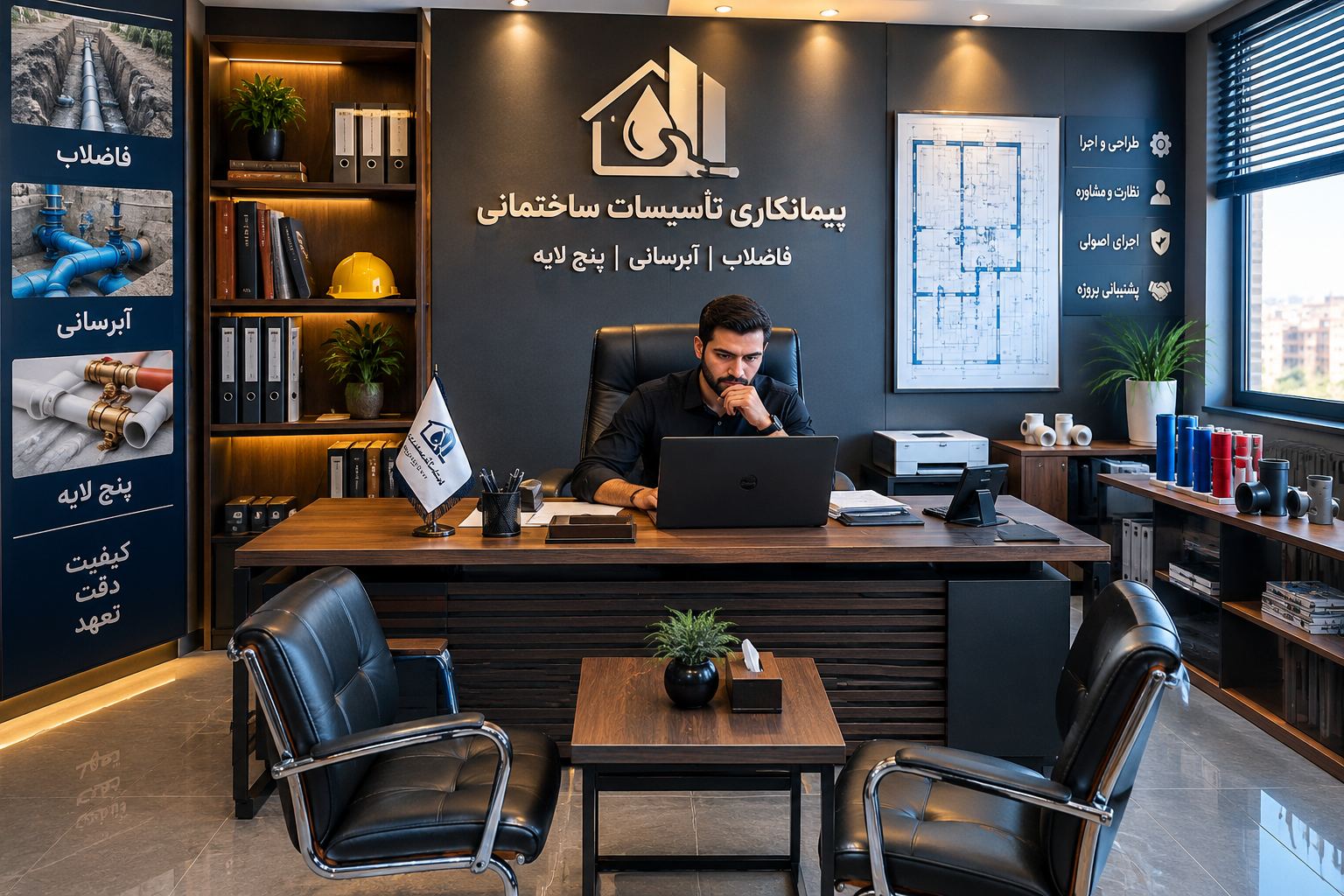 تاسیسات اب و فاضلاب جوادی