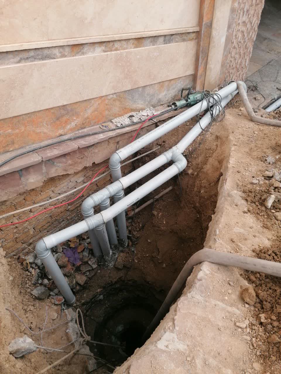لوله بازکنی تخلیه چاه