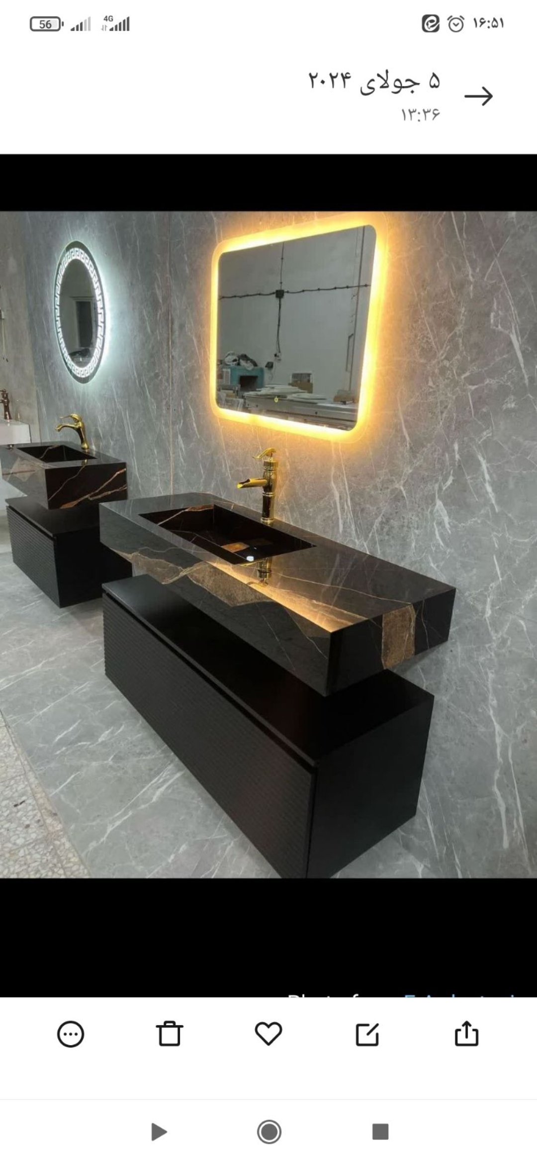 تولید کابین روشویی